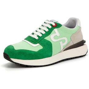 OPP Suede Leather Fashion Sneakers for Men Casual Lace-up Shoes Running Athletic Tennis Sports Gym