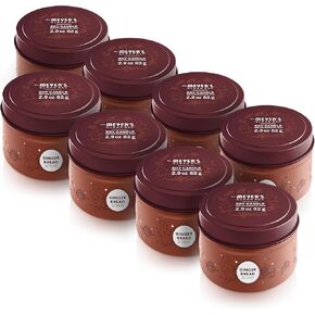 Mrs. Meyer’s Clean Day Scented Soy Candle, Tin Candle, Gingerbread Scent, 2.9 oz (Pack of 8)