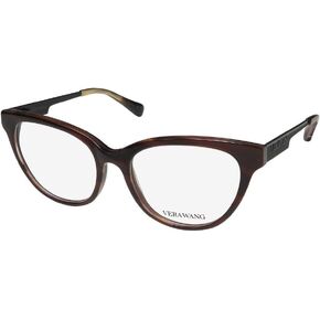 VERA WANG Eyeglasses V375 Burgundy 51MM