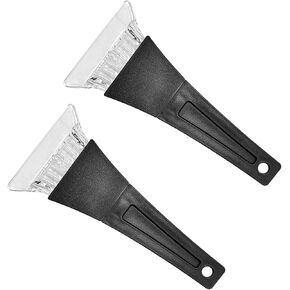 2 PCS Car Windshield Ice Scraper, Scratch Free Ice Snow Frost Removal Tool for Car Window, Universal Plastic Scraper to Remove Ice Frost for Cars Trucks, Car Winter Accessories