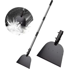 Walensee Flat Shovel,Snow Shovel, Ice Scraper, 54 inch Snow Ice Chopper for Walkway, Ice Removal Tool for Road Outdoor Garden Cleaning Scraper, Weed Remove Tool for Lawn Edging, Driveway Weeding Tool