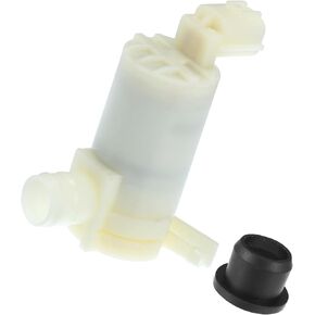 Motoforti Car Windshield Washer Motor Pump Replacement, for INFINITI G37 2009-2013, Plastic, White