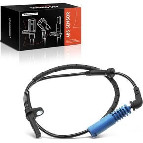 A-Premium ABS Wheel Speed Sensor Compatible with BMW Models - 525i, 525xi, 528i, 528xi, 530i, 530xi, 535i, 545i, 550i, 645Ci, 650i, 650Ci - Rear Driver or Passenger Side, Replace# 34526760046