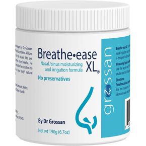 Grossan Breathe-easeXL Nasal/Sinus Irrigation Salt Jar