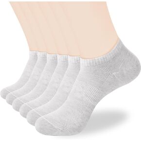 ATBITER 6 Pairs Ankle Athletic Running Socks Thin No Show Low Cut Short Lightweight Socks for Men and Women