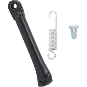 Motorcycle Kickstand, 170mm Motorcycle Stand with Spring Parking Foot Support Fit For 50cc 90 Motorcycle Pit Dirt Bike