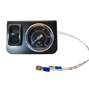 NYSUS in Cab Single Air Gauge Paddle Valve and Air Fittings for Air Suspension Controller (Electric Paddle Switch)