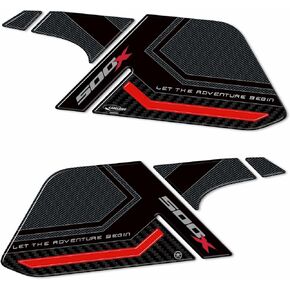 labelbike - 3D Resin Stickers Decorations and Side Protections of Motorcycle Tank Compatible with Honda CB500X 2022-2023