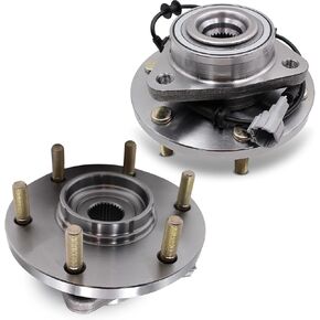 Autoround 515066 [2-Pack] Front Wheel Hub and Bearing Assembly fit for Nissan Titan 04-07/ Armada 05-07/ Pathfinder Armada 04, Infiniti QX56 2004-2007, Fit Driver Passenger Side, 6 Lugs W/ABS