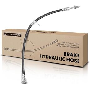 A-Premium Rear Passenger Brake Hydraulic Hose Compatible with Select Ford Models - Transit Connect 2014 2015 2016 2017 2018 2019 2020 2021 - Replace# DV6Z2282A