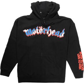 Global Graphic Zip Hoodie (US, Alpha, Small, Regular, Regular, Black)