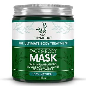 Face and Body Mask (8oz) - Gentle Formula for Skin Comfort with Organic Ingredients