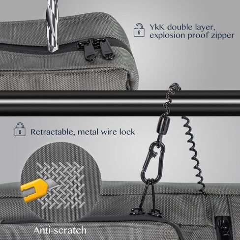Sling Backpack Anti theft Crossbody Shoulder Bag for Men and Women Travel Work in Kuwait