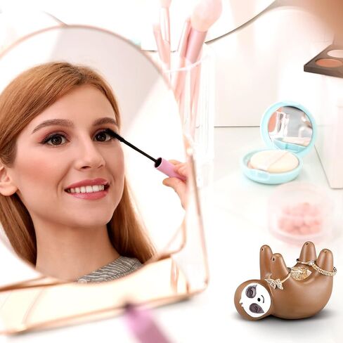 amyhill 2 جهاز كمبيوتر شخصى حامل حلقة الكسل لطيف حامل المجوهرات القرط القلائد ديكور الكسل فن الديكور الدائري وعاء الكسل حامل المجوهرات لمكتب العداد الليلي in Kuwait