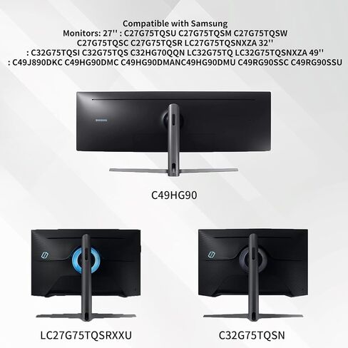 دعامة محول VESA للتثبيت على الحائط، متوافقة مع Samsung Odyssey G9 49 بوصة C49G97TSSN C49G95T S49AG952NN LC49G97TSSNXDC LS49AG952NNXZA in Kuwait