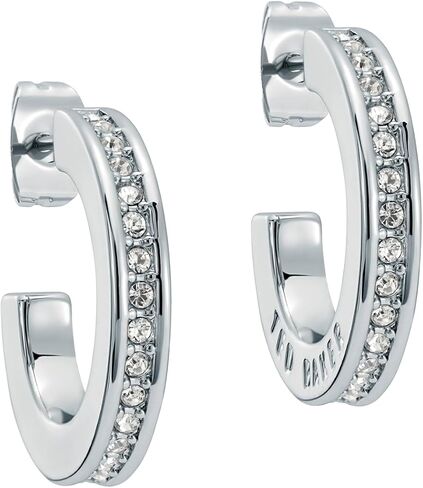 Ted Baker London Sinliaa Crystal Hoop Earrings For Women in Saudi Arabia