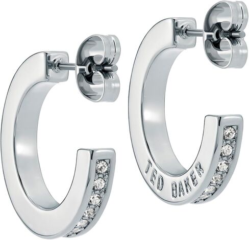 Ted Baker London Sinliaa Crystal Hoop Earrings For Women in Saudi Arabia