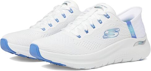 SKECHERS Women's Arch Fit 2.0 Easy Chic Hands Free Slip-Ins Sneaker, Navy, 5 in Saudi Arabia