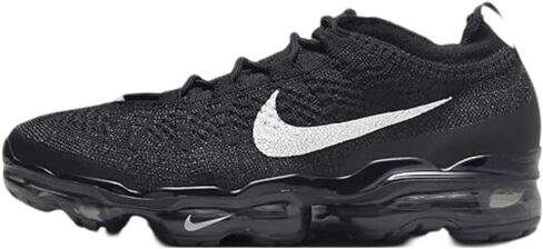 حذاء Nike Air Vapormax 2023 Flyknit للنساء (FD3148-001، أسود/فضي معدني/متعدد الألوان) مقاس 9 in Saudi Arabia