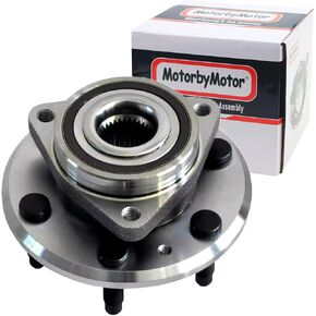 513277 Front Rear Wheel Bearing and Hub Assembly Fits for Buick Enclave, Chevy Traverse, GMC Acadia, Saturn Outlook Wheel Hub Bearing Assembly 6 Lug with ABS