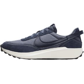 Nike Waffle Debut SE Men's Shoes (FJ4196-001, Light Carbon/Thunder Blue/Summit White)