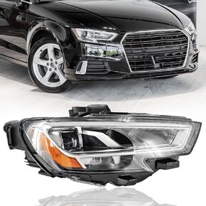 8V0941034C Passenger Right Side LED Headlight Assembly Fit for Audi S3 RS3 A3 Sportback e-tron Quattro 2017 2018 2019 1.4L 2.0L 2.5L Include AFS&TMS Model 8V0941774E