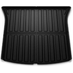 Spigen WeatherBloc Trunk Frunk Mat Set (Carbon Edition) Non-Slide Weatherproof Custom Fit Designed for Tesla Model 3 2025/2024 Highland with Sliplock Technology