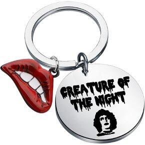 BLEOUK Rocky Horror Inspired Keychain Musical Movie Fans Gift Horror Movie Themed Gifts