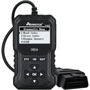 V410 OBD2 Scanner Diagnostic Tool: Engine Fault Code Reader Diagnostic Scan Tool for All OBDII Cars After 1996