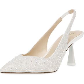 Betsey Johnson Women's Clark Pump, Ivory, 6 Wide