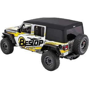 Bestop 5472517 Supertop Ultra - '18-Current Wrangler JL 4-Door (Black Twill)