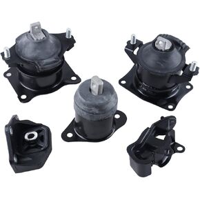 A4526 A4517 A4527 A4544 A4524 5PCS Engine Motor Mount and Transmission Mount Set Compatible with Acura TL 2004 2005 2006 V6 3.2L, Automatic Transmission, Replace A4526 A4517 A4527 A4544 A4524