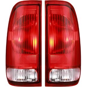 Boine Tail Light Compatible With 1997-2003 Ford F150 1999-2007 F250 F350 F450 F550 Super Duty Driver and Passenger Side Rear Light Brake Lamps