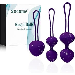 Kegel Balls Tightening for Internal Pelvic Floor Prolapse Weighted Exercise Set for Women , Restorative Pregnancy Health (Set of 3)