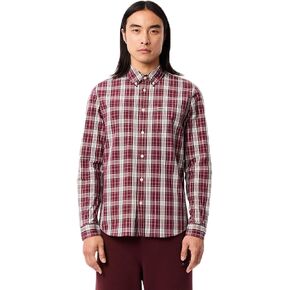 Lacoste Men's Check Print Stretch Shirt