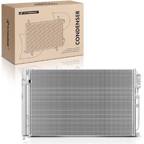 A-Premium Air Conditioning A/C Condenser Compatible with Infiniti Q50 2016-2019, Q60 2017-2018 2.0L, Replace# 921004GC0A