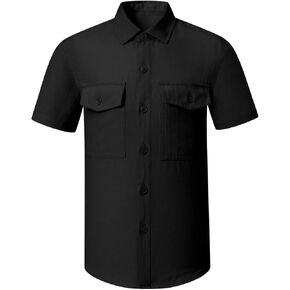 blibean Boys Button-Down Shirts Semi Formal Uniform Tops 6-15 Years