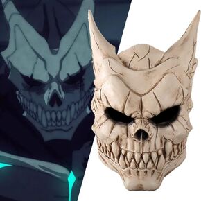 Realistic Scary Kaiju No 8 Latex Mask for Halloween Cosplay Costume Party