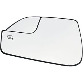 Right Passenger Side Mirror Glass Heated w/Blind Spot Without Auto Dimming Compatible with for Lincoln MKZ 2013-2020 Right Side Oniy for Heated w/Blind Spot No-Anti-glare