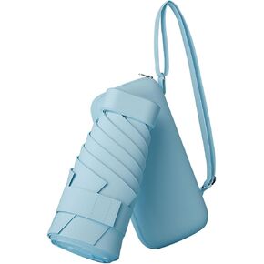 Travel Mini Umbrella for Purse With Case, Small Compact UV Umbrella, Protection Sun-Lightweight Portable Tiny Pocket Umbrella with Case, Waterproof Parasol Umbrella for Women, Girls