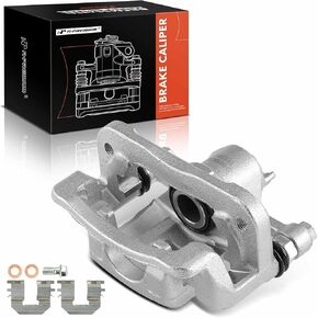 A-Premium Disc Brake Caliper Assembly with Bracket Compatible with Select Kia Models - Soul 2010 2011 2012 2013, Hatchback - Rear Right Passenger Side