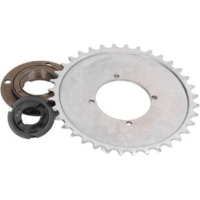 VGEBY 32T Sprocket Kit, Sprocket for 410 Chain Steel 32 Teeth Sprocket Adapter Connector Kit