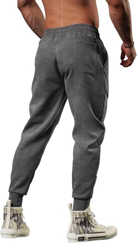 Men's Casual Sweatpants Joggers for Men Workout Hiking Pants Running Pants Sports Track Training in Saudi Arabia