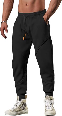 Men's Casual Sweatpants Joggers for Men Workout Hiking Pants Running Pants Sports Track Training in Saudi Arabia