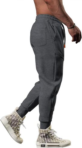 Men's Casual Sweatpants Joggers for Men Workout Hiking Pants Running Pants Sports Track Training in Saudi Arabia
