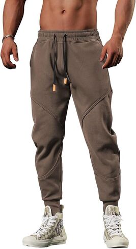 Men's Casual Sweatpants Joggers for Men Workout Hiking Pants Running Pants Sports Track Training in Saudi Arabia