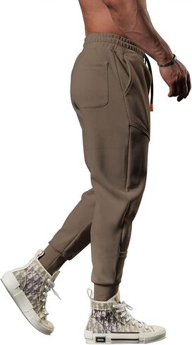 Men's Casual Sweatpants Joggers for Men Workout Hiking Pants Running Pants Sports Track Training in Saudi Arabia