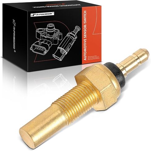 A-Premium Engine Coolant Temperature Sensor [1 Pin] Compatible with Mazda 323 1986-1989, 626 1983-1989, 929 1988-1991, B2000 1986-1987, B2200, GLC, MX-6, RX-7 & Ford Festiva, Probe & Mercury Tracer in Saudi Arabia