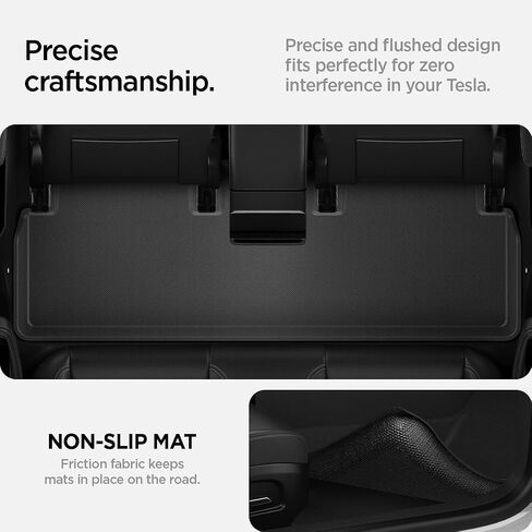 مجموعة سجادة Spigen WeatherBloc Trunk Frunk (إصدار كربوني) مقاومة للطقس غير قابلة للانزلاق مصممة خصيصًا لطراز Tesla 3 2025/2024 Highland مع تقنية Sliplock in Saudi Arabia
