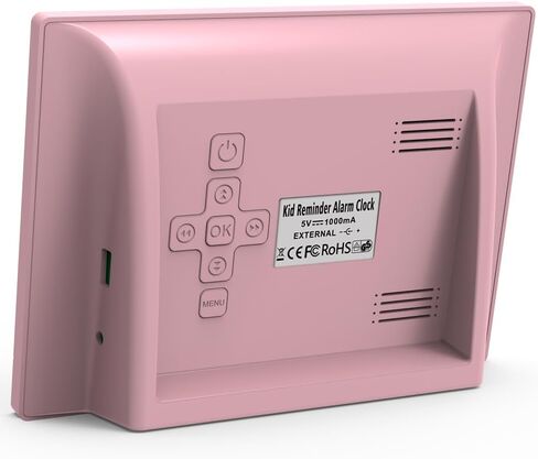 ساعة منبه رقمية ملونة للأطفال، شاشة LED كبيرة مقاس 7 بوصات، مدرب نوم للأطفال، ساعة رقمية للعناية بالعين للفتيات والأولاد بجانب السرير، 17 إعدادًا لساعة المنبه سهلة الاستخدام هدية عيد ميلاد للأطفال in Kuwait